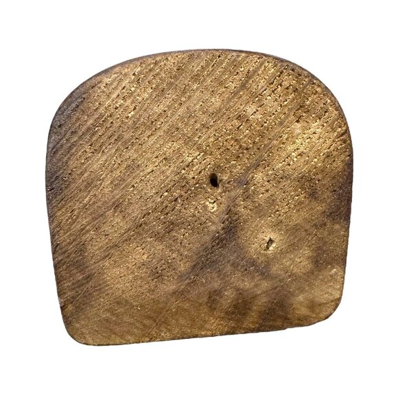 Authentic New Zealand Maori Carved Wooden Tiki Statue Shell Eyes Moana Cultural - Picture 8 of 8